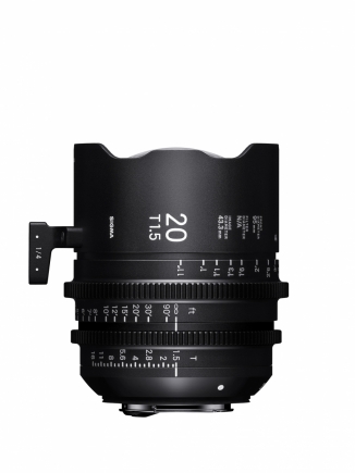 SIGMA Cine 20mm/T1.5 Full Fr. High Speed Prime lens [EF-mount] E95 FF F/CE (Meter) - 0085126934088