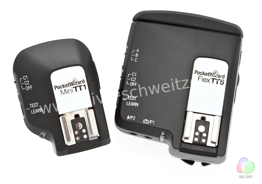 POCKETWIZARD FlexTT5 Canon EX flits dedicated FlexTT5  transceiver met zijn ingebouwde hot-shoe 