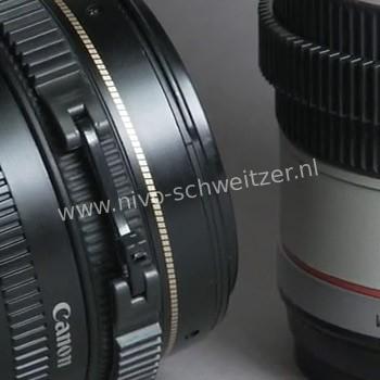 Half Inch Rails Mini Zip Tie Focus Gear Breedte: 8.50 mm min 42mm tot max 70mm doorsnee lens