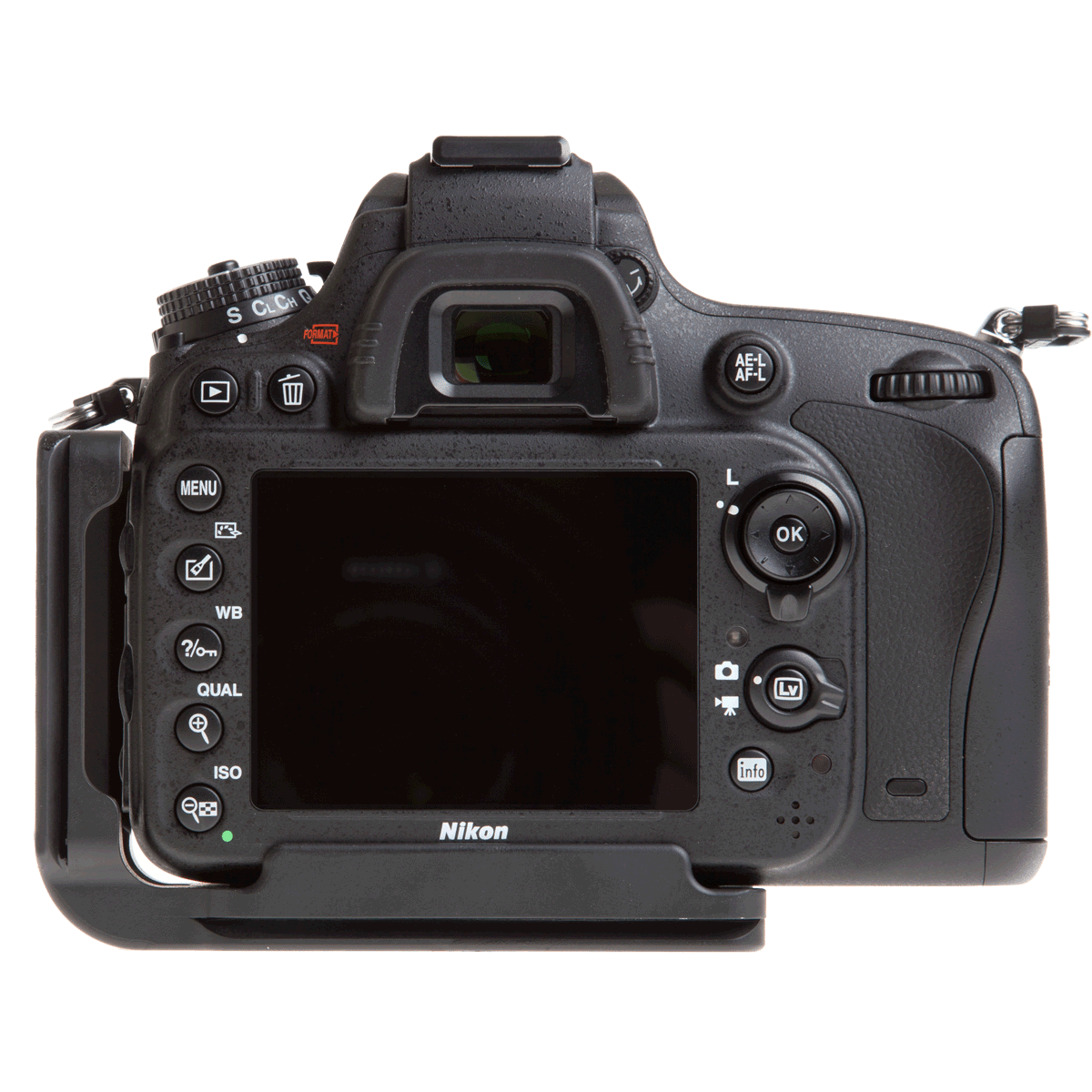 REALLY RIGHT STUFF BD600-L > L-plate [Nikon D600 zonder MB-D14]