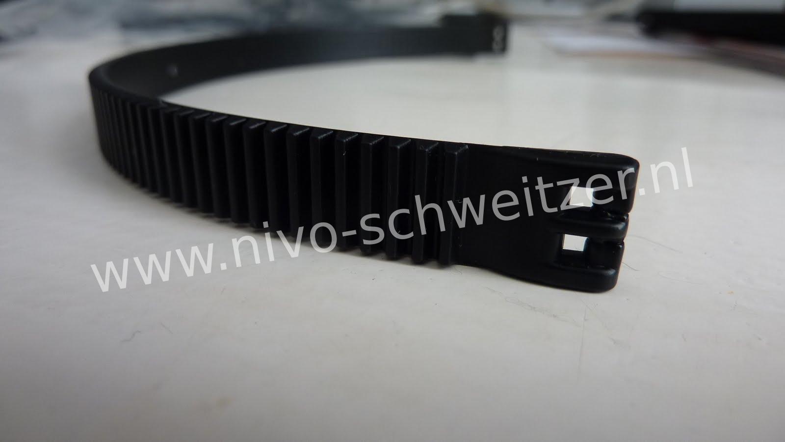 Half Inch Rails Mini Zip Tie Focus Gear Breedte: 8.50 mm min 42mm tot max 70mm doorsnee lens