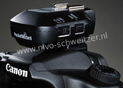 POCKETWIZARD MiniTT1 Canon EX flits Maximum bereik: 240 meter(CR2450)
