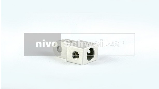 wsp.VectorMount Adapter GoPro 2 Ear to 3/8 Female Post Socket w/ Lock Screws - BLACK P-ADP-GP2-FM38-BK