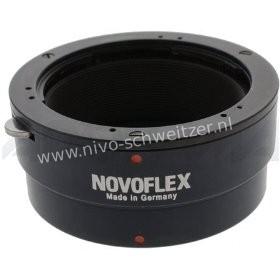 NOVOFLEX MFT/CONT adapter [Contax/Yashica-bajonet lens op een MicroFourThirds camera]