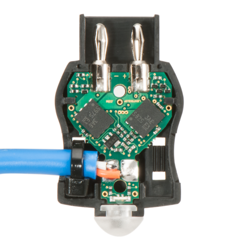 Lentequip SafeTap, Anton Bauer D-Tap connector, met ingebouwde zekering,  zelfmontage