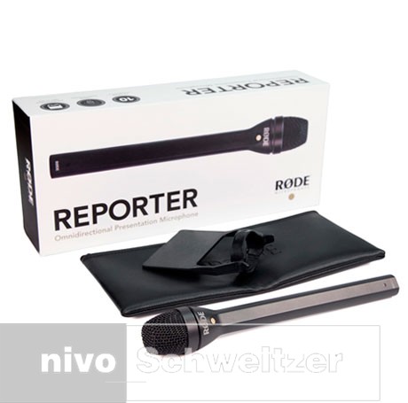 RODE 103283 Reporter - omnidirectional dynamic microphone - XLR-output [incl. microphone flag/ZP2 pouch]