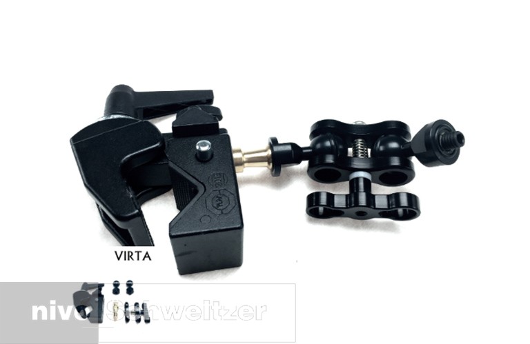 VIRTA 502ACSE base clamp compactly, strong, solid and compatible with ULCS