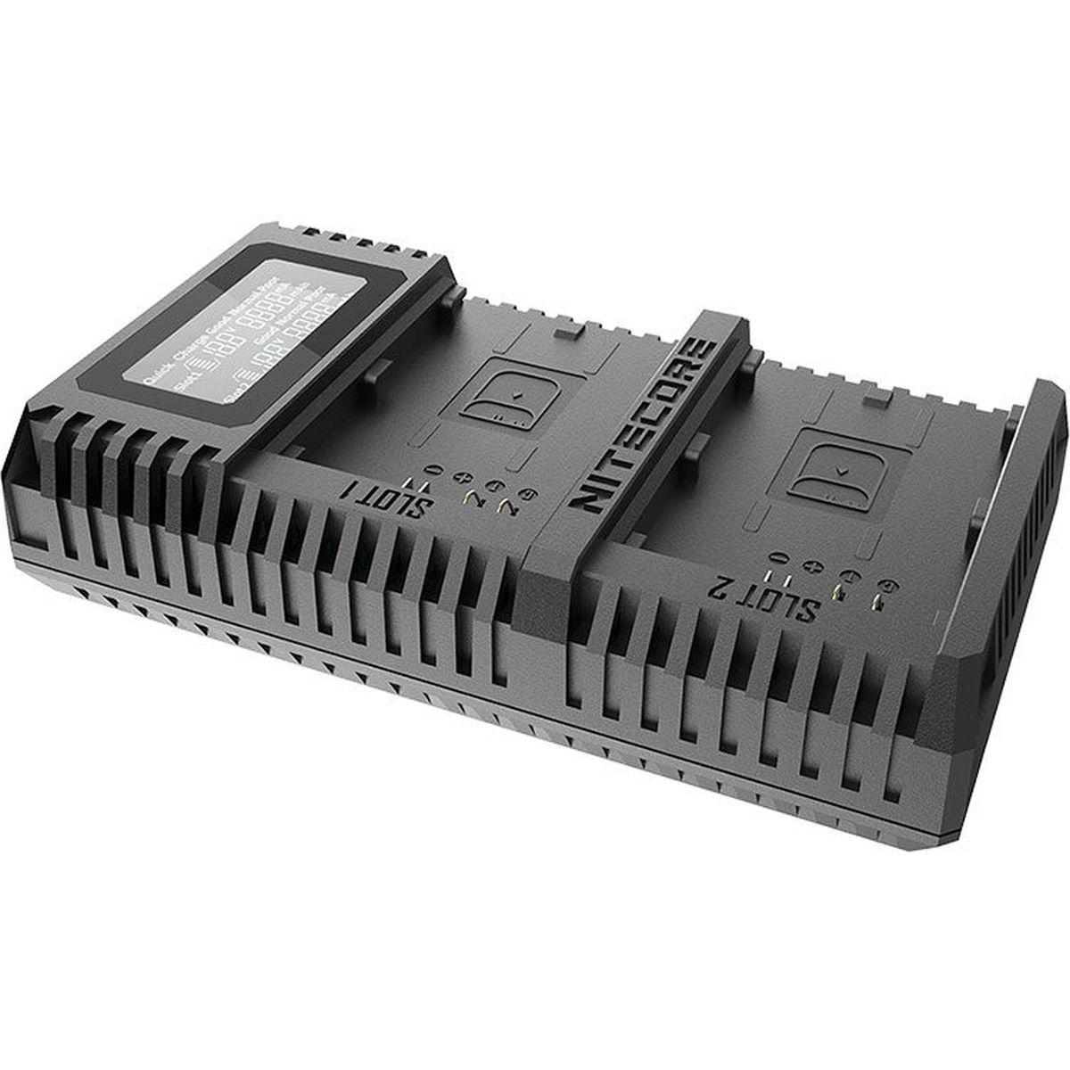 NITECORE UCN2 Pro USB-lader [max 1200mA] met indicator [2x Canon LP-E6N]