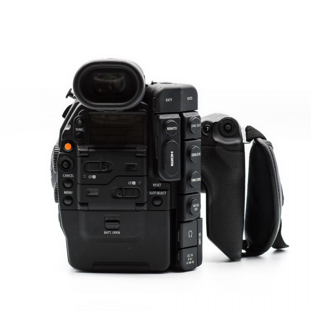 occasion CANON EOS C300 digital cinema camera, body [EF-mount] [sn #533460600202] , incl: 1x BP-975, 2x BP-955 accu, 2 laders, doos