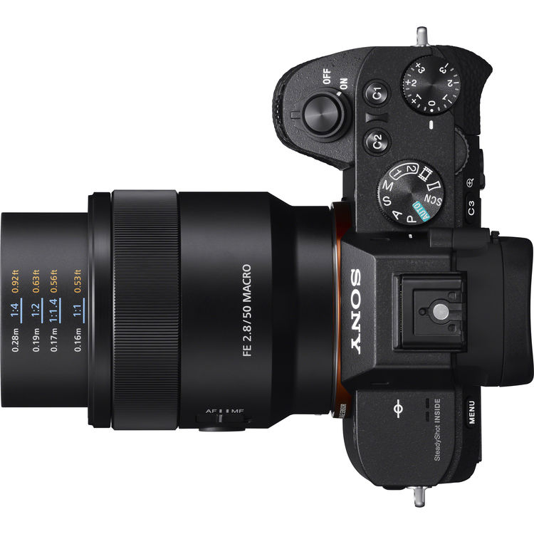 SONY FE  50mm/2.8 macro FF [full-frame Sony E-mount]   E55
