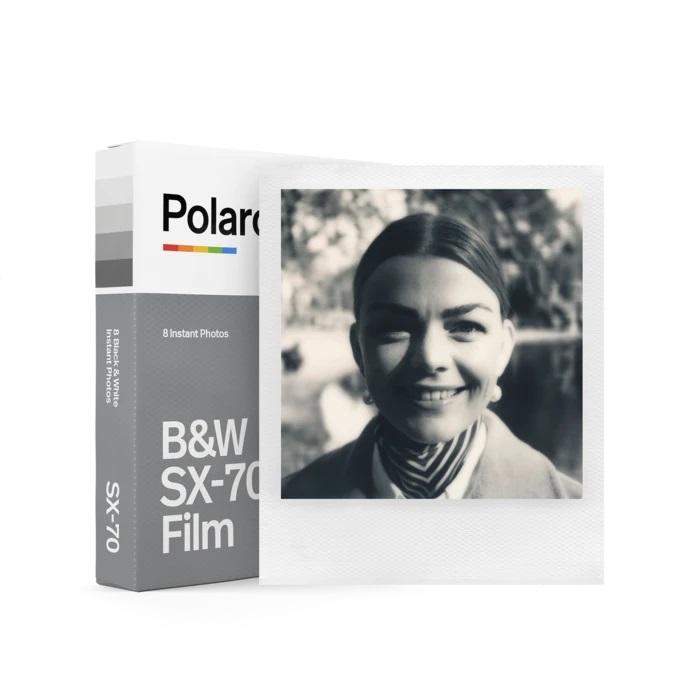 * POLAROID B&W SX-70 instant film - white frame [Polaroid SX-70 camera]