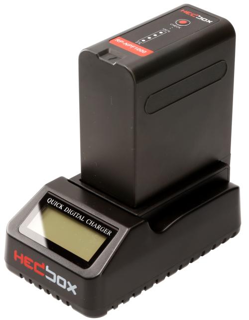 HEDBOX REDPRO HB105338 RP-NPF1000 ( Sony) is a High-Capacity, Lithium-Ion Battery pack 7.4V DC, 10400 mAh, 48.8 Wh, 4 LED Power Meter
