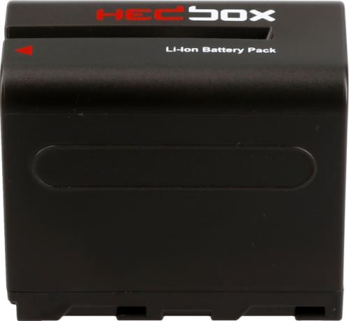 REDPRO HB105341 RP-NPF970 ( Sony) High-Capacity, Lithium-Ion Battery pack 7.4V DC, 6600 mAh, 48.8 Wh, 4 LED Power Meter