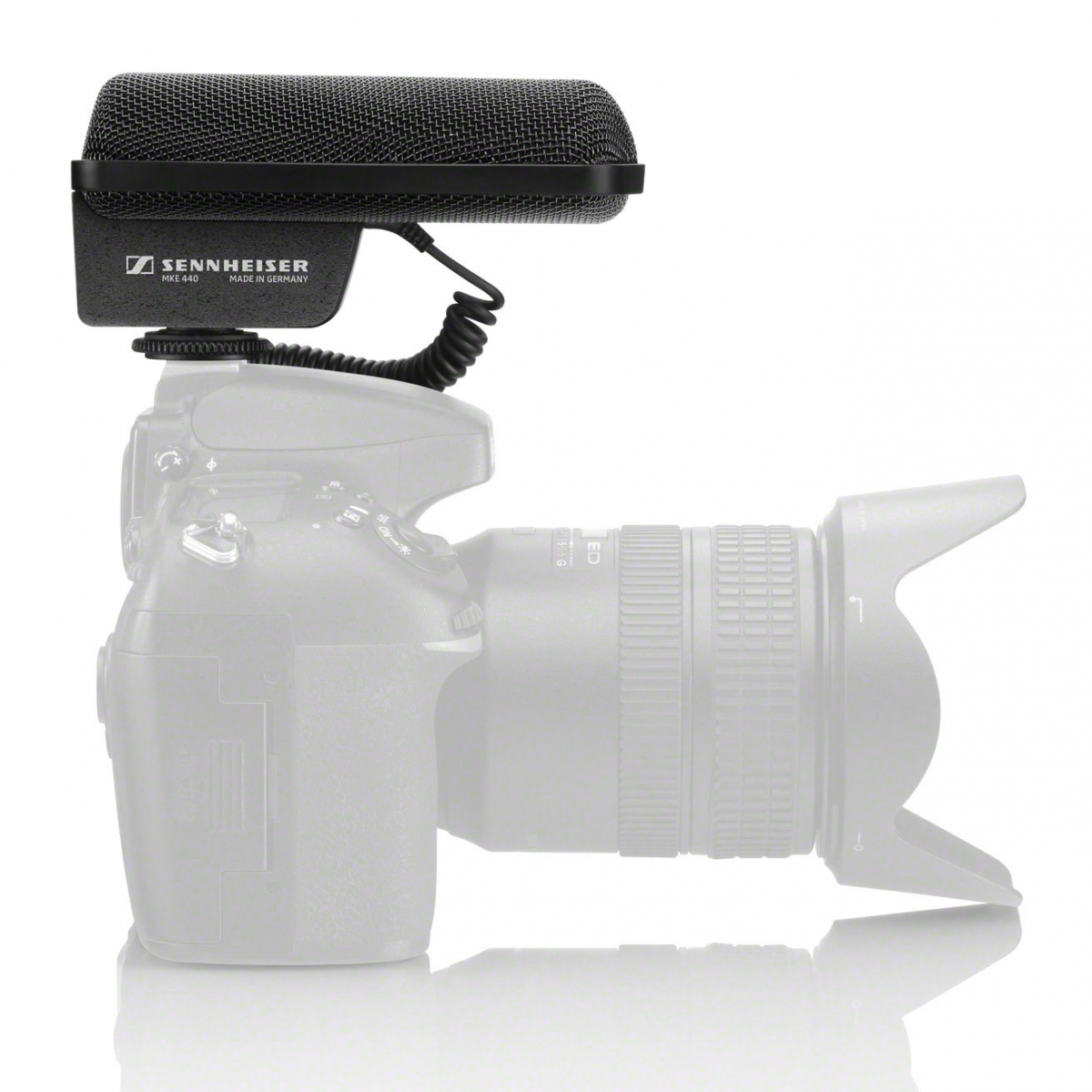 SENNHEISER 506258 MKE440 compacte stereo microfoon met camerabevestiging in shockmount