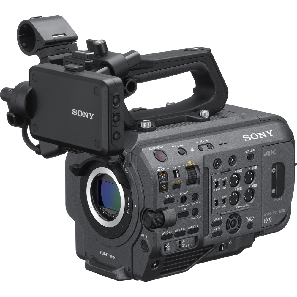 SONY PXW-PXW-FX9V Kit met FE PZ 28-135mm f/4 G OSS Zwart, 4K  S35  XDCAM 6K Camera, E-Mount, camera body ( Dyn. 15 stops, 10-bit 4: 2;2 )
