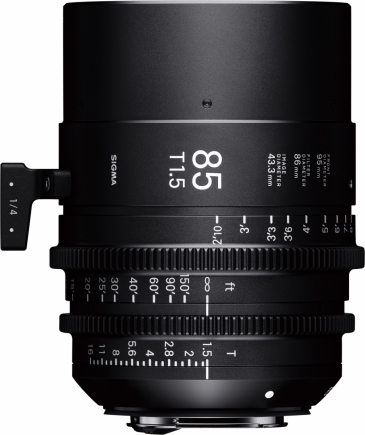 SIGMA Cine 85mm/T1.5 Full Fr. High Speed Prime lens [ E-mount] E95 FF F/VE (Meter) - 0085126933845